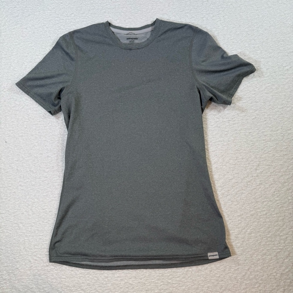 Patagonia Capilene 1 Silkweight Stretch T-Shirt, Size Small Gray hiking outdoor